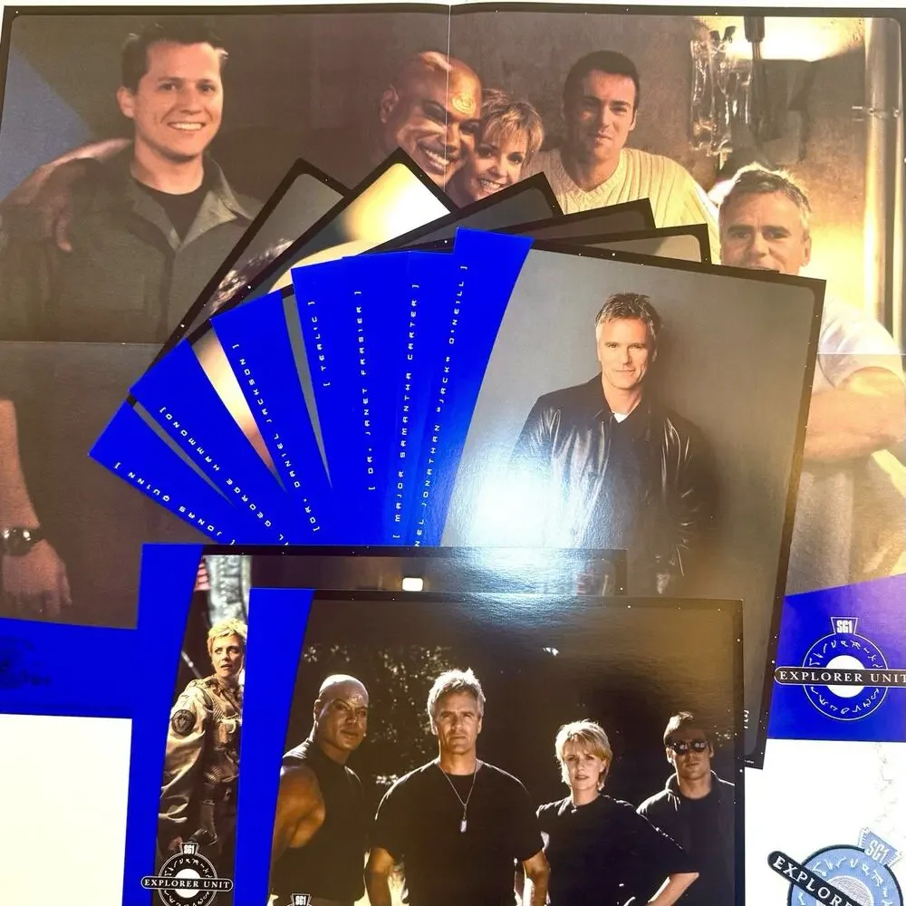 Stargate SG-1 Explorer Unit Field Pack 2003 CD-ROM Set Missing Pin & Keyring